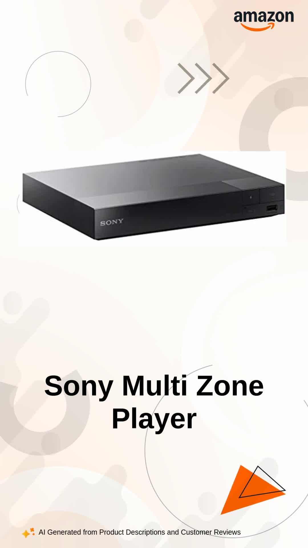 Sony Multi Zone Region Free Blu Ray Player - PAL/NTSC Playback